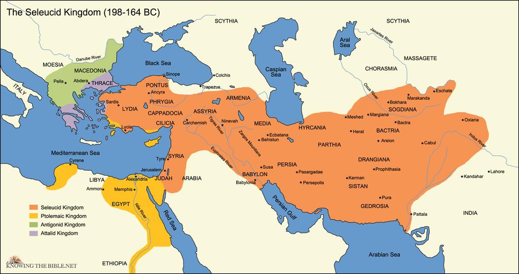 35 The Ptolemies and Seleucids Under Ptolemy I Israel was subject to heavy taxation. By 250 BC the Seleucids began to focus more on Syria and Asia Minor.