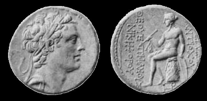 Antiochus attacked the Ptolemies in 168 BC and was stopped by Rome.