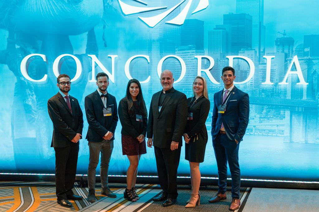 HCHC STUDENTS PARTICIPATE IN CONCORDIA ANNUAL SUMMIT IN NEW YORK CITY Five fortunate Hellenic College and Holy Cross students joined Rev. Fr.