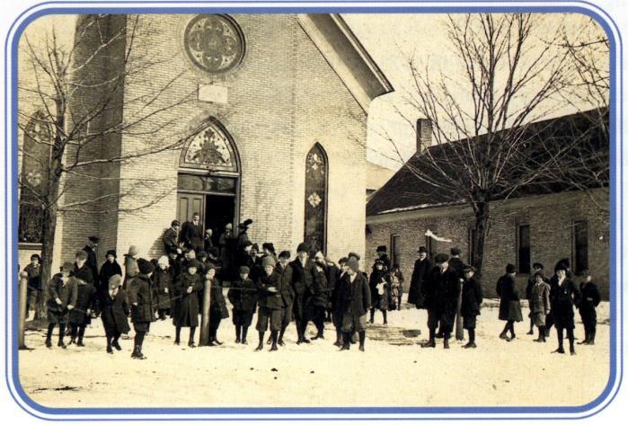 Concerned for the secular and spiritual education of their children, our immigrant founders built a school on the lot east of the church in 1903 and operated a parochial school throughout the three