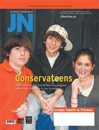 etroit JNonline.us NEWS: 'Conservateens' of 5 6/10/2009 11:14 AM Thursday, March 27, 2008 NEWS: 'Conservateens' New Conservative Jewish learning program unites high schoolers in one location.