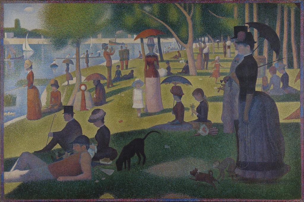A Sunday Afternoon on the Island of La Grande Jatte BY GEORGES-PIERRE