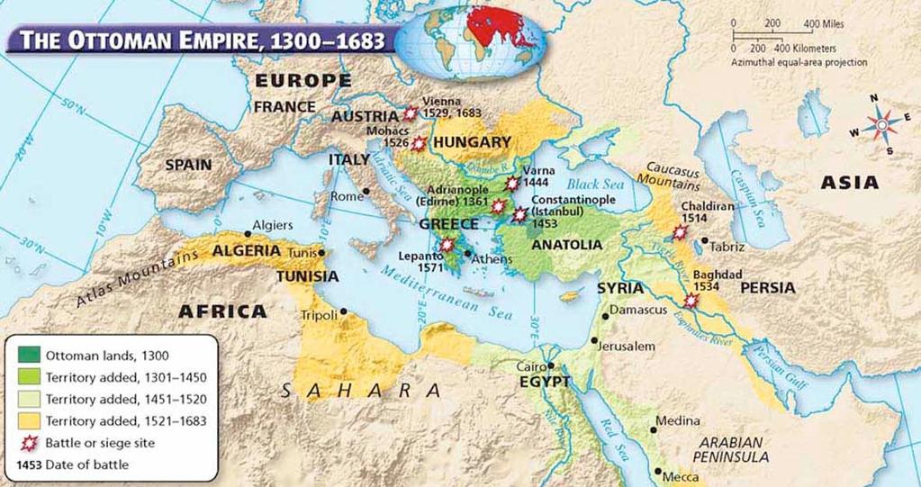 The Safavid Empire East of the Ottomans, Persian Muslims called the Safavids began building an empire around 1500. The Safavids soon came into conflict with the Ottomans and other Muslims.