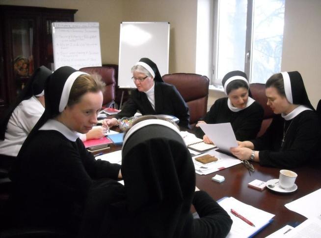 the process and desired content for the reflective study, and creating a plan for the rest of our work, including how to gather feedback from all the Sisters.