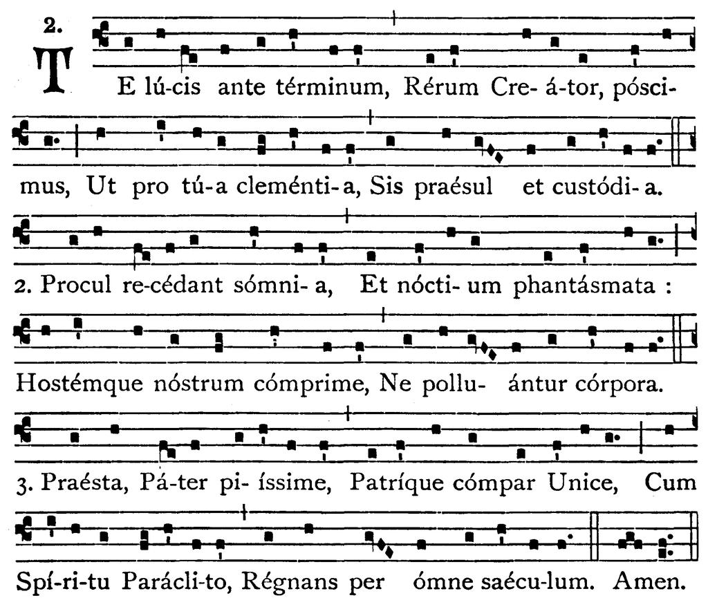 8 On the Feast of the Holy Family, the same tone as Epiphany, but with the following Doxology (Verse 3): Lent Tone On Sundays, Ferial Days, and Second Class Feasts from the Saturday before the First