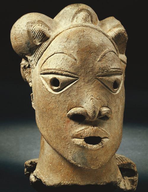 National Museum, Lagos//ª Scala/Art Resource, NY Nok Pottery Head. The Nok peoples of the Niger River are the oldest known culture in West Africa to have created sculpture.
