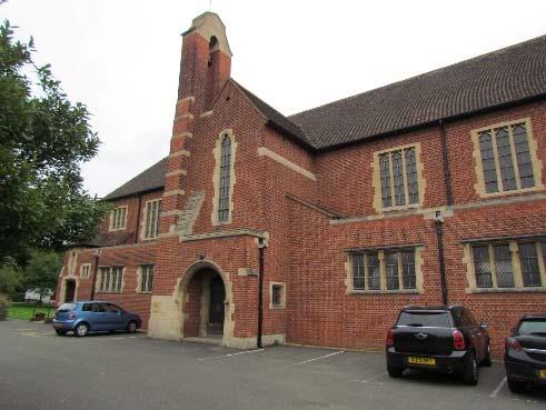 Transfiguration. The Church building was designed by Harold Gibbons and can accommodate 350 people.