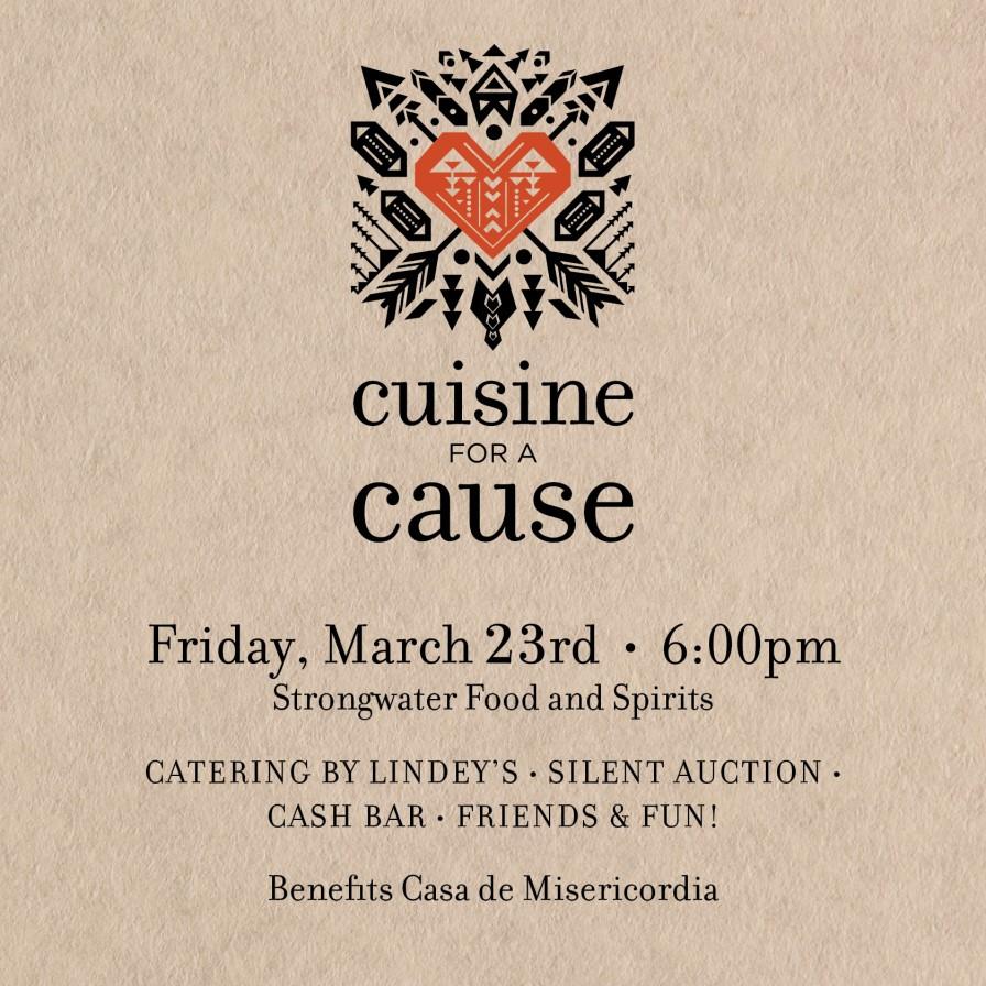 PAGE 8 March 2018 Cuisine For A Cause Lit Club The Tenth Annual Cuisine For A Cause will be held on March 23 starting at 6:00 PM at Strongwater Food and Spirits.