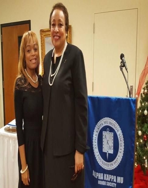 Congratulations to Sister Lidia George, who was recently inducted into Alpha Kappa Mu Honor Society, Alabama A&M