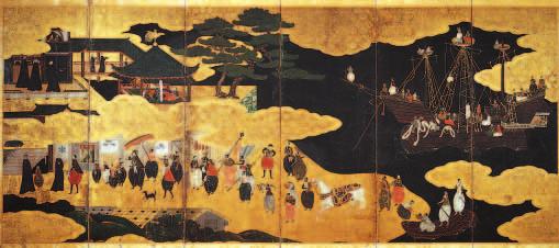 Visualizing History Tokugawa rule? Merchants from the West arrive in Japan accompanied by Jesuit missionaries.