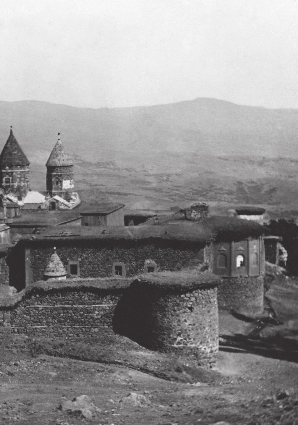 Photograph of Armenian monastery of Surb Karapet (the Holy Precursor, St. John the Baptist) in 30 km northwest of Mush, in present-day eastern Turkey, before its destruction in 1915. Photo: Vartan A.