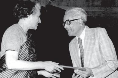 163 Fig.3. Krishnaji (right) receiving the prestigious Sir C.V.