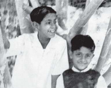 Front row (left to right): Chitra, Bhabhi (Bimla), and Meenu (Ira).