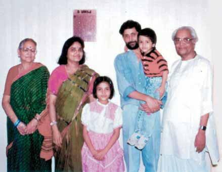186 Fig. 46. Ranjan's family with Dada and Bhabhi.