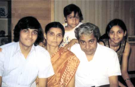 Sitting (left to right): Rajni (Sunita is hugging her), Rita, Shekhar and