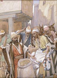 "The Cup Found" (Watercolor by James Tissot, circa 1896-1902) Torah Readings, Genesis 41:1-44:17 Chapter Headings: "Pharaoh's Dreams," "Joseph's Rise to Power," "Joseph's Brothers Go to Egypt," "The