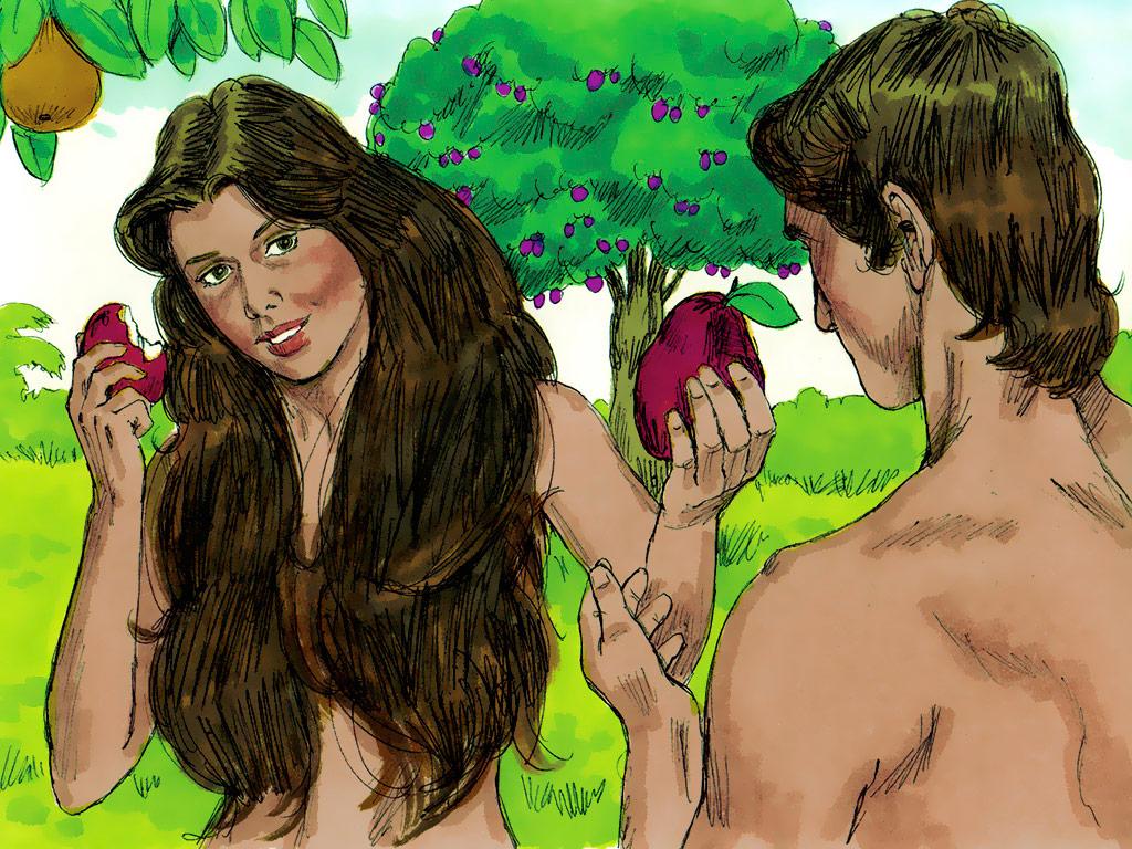 The center of our text is the disobedience of Adam and Eve.