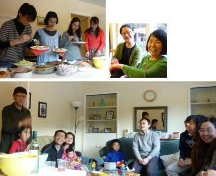 Page 3 Asian Christmas Party Jean Takeuchi (Japan/USA) writes: It was a pleasure to have Asian students and friends from Tyndale House for dinner on Christmas Day.