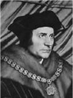 St. Thomas More (1478 1535) In his Utopia (1516), advocates communal ownership of goods and communal organization of labour.