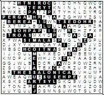 2. Word search Paul's
