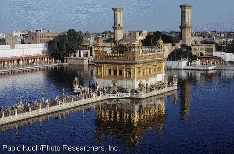 Sikh Holy Place Hari Mandir, or the Golden Temple, is the most important shrine for followers of the Sikh religion.