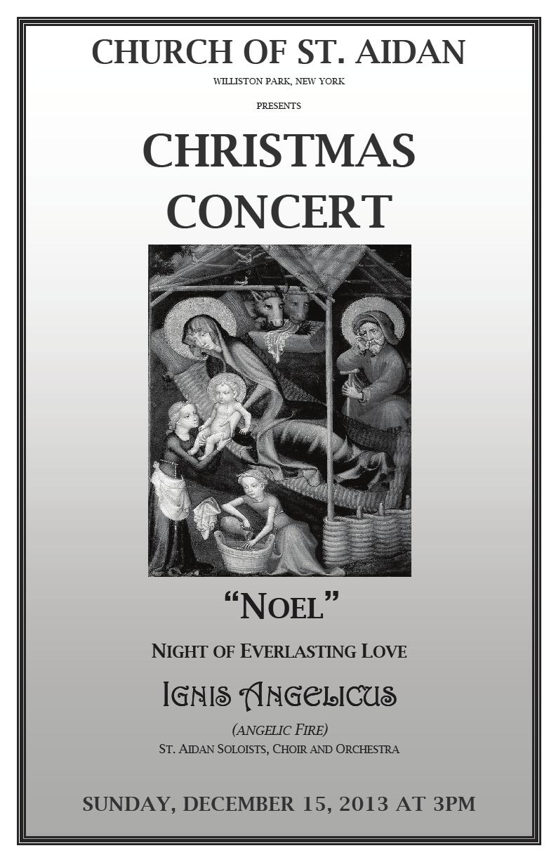 The spectacular Christmas Concert: Noel-Night of Ever Lasting Love will feature our own Ignis Angelicus
