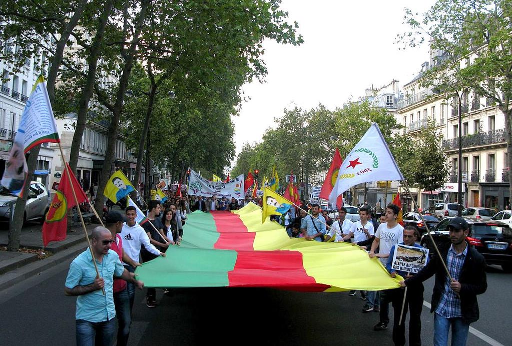 Demonstration in Support of Kurds and