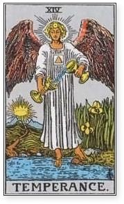 Temperance Sacrificing the cravings of the ego renews the contact with the powers of life.