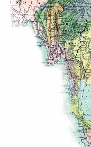 The Magazine of the Trinitarian Bible Society A map from the late 1800s reveals a divided Burma.