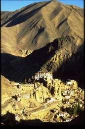 Lamayuru is one of the most spectacularly located monasteries in Ladakh, just below the road below the pass to Kalsi.
