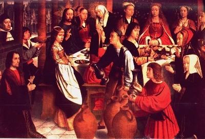 Hail Mary s & The Second Luminous Mystery - The Wedding in Cana O Lord Jesus, in this mystery in which you honor of the Wedding Feast in Cana at which you transformed water into wine, help us to be