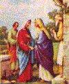 Second Joyful Mystery Joyful Mysteries: First Second Third Fourth Fifth Second Joyful Mystery The Visitation of Mary (Love of Neighbor) When Elizabeth heard Mary's greeting, the infant leaped in her