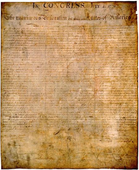 Copy of Declaration of Independence