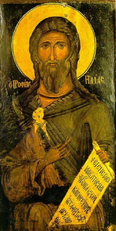 The depictions of the prophet Elias in hagiography are as popular as those of St. Nicholas the Wonderworker, St. George the Dragon-Slayer and the Glorious St. Demetrios of Thessaloniki.