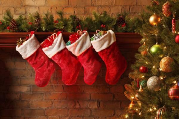 Stockings Many people know of Saint Nicholas being the basis of Santa Claus, but the practice of stocking-stuffing can be traced back to his charitable donations in the 4th century.
