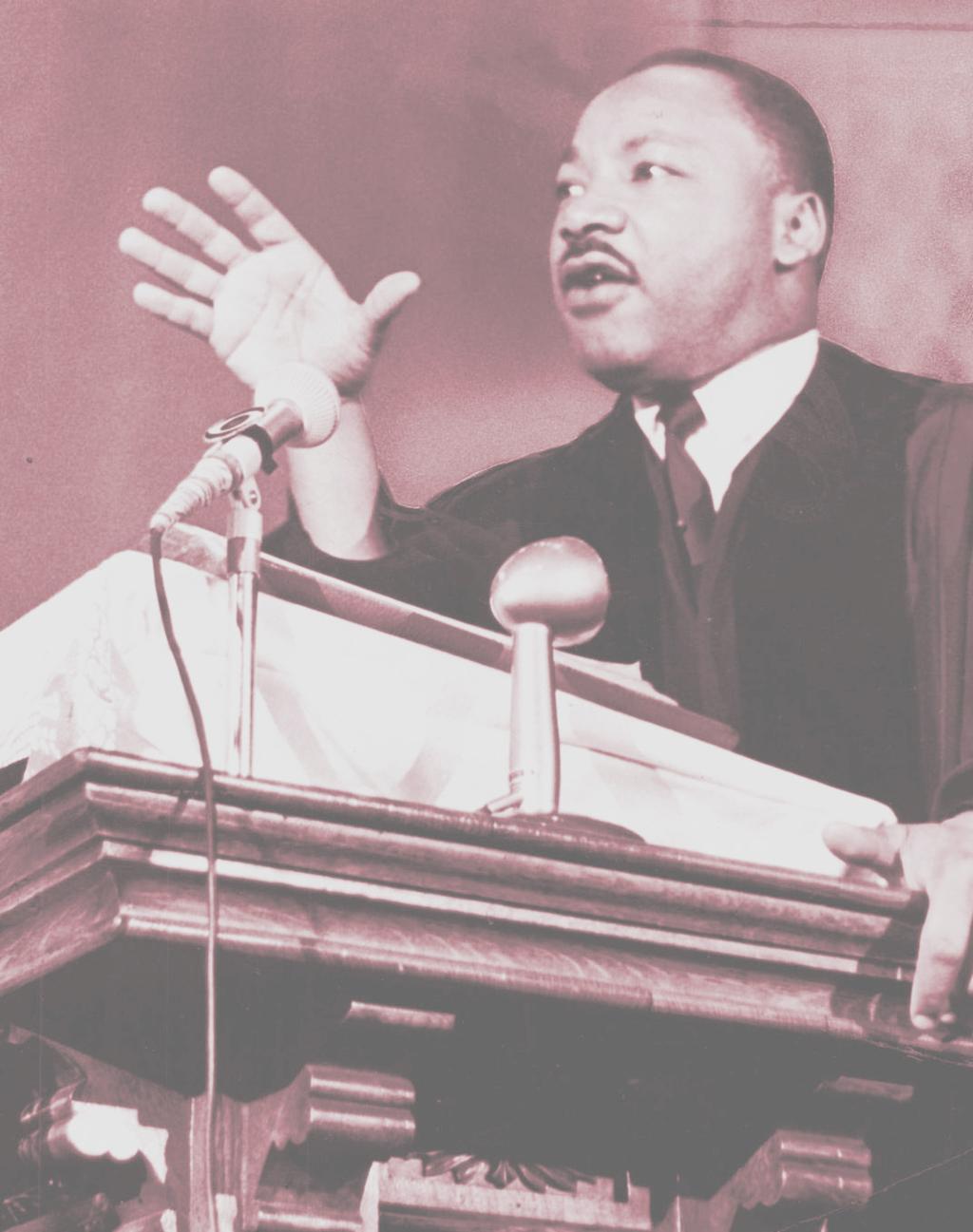 Sundays in Lent To the Mountaintop: The Sermons of Martin Luther King, Jr. A Collaborative Sunday Series with St. Matthias Feb. 18 at St.