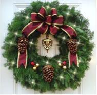 PRESBY CATS are selling CHRISTMAS WREATHS!
