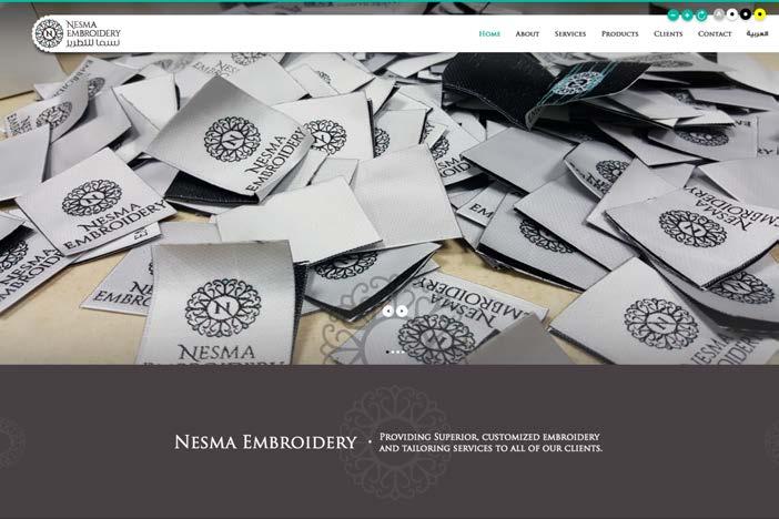 Nesma Embroidery Website Provides Disability Access Nesma Embroidery website is now more accessible for users with disabilities.
