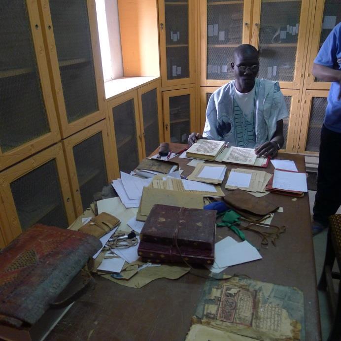 If a private family is willing to let their historic documents being handled by the library, they are entitled to store their priceless possessions into a small cupboard in the library to which only