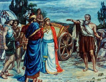 The 1,260 days directly link to the drought announced by Elijah Elijah condemns the mixed marriage of Ahab and Jezebel.