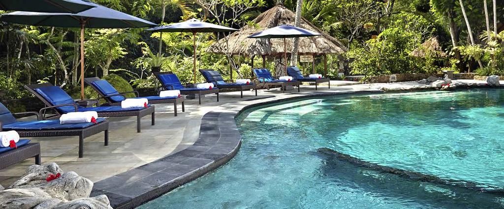 Take your time to fully arrive in Bali: sleep deeply, relax by the swimming