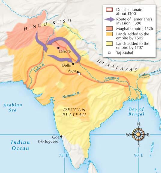 Section 4 Two Muslim sultanates ruled India the Delhi
