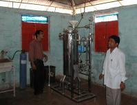 Juice Production Vigyan Ashram has procured a juice filtration unit that allows fresh juices to be made bacteria free for bottling.