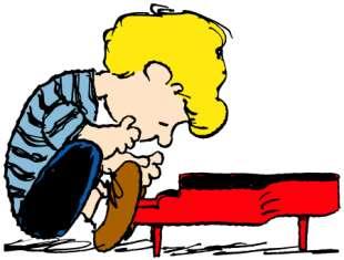 Schroeder is the talented piano player who is disciplined at practicing the piano. He is also the catcher on Charlie Brown s baseball team. Today I want to focus on Charlie Brown s life.
