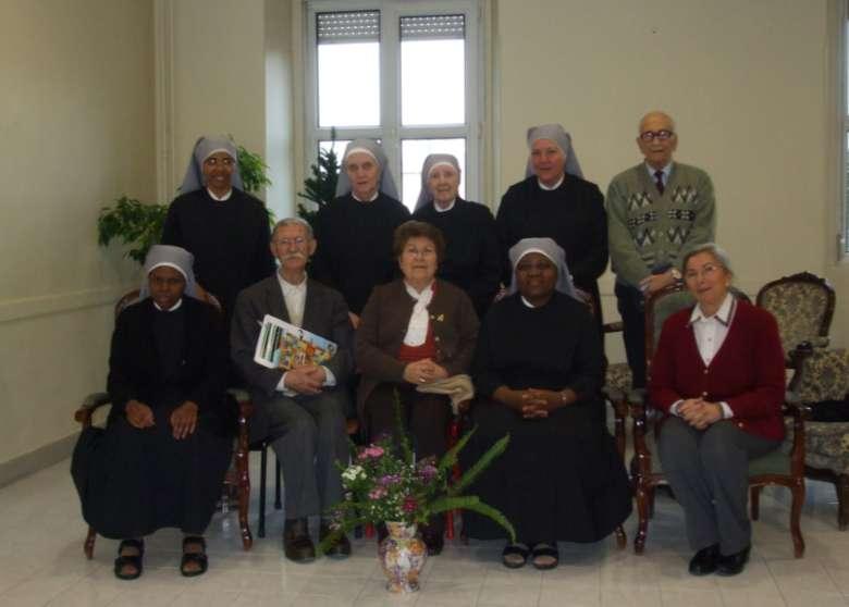 Little Sisters of the Poor with some of the
