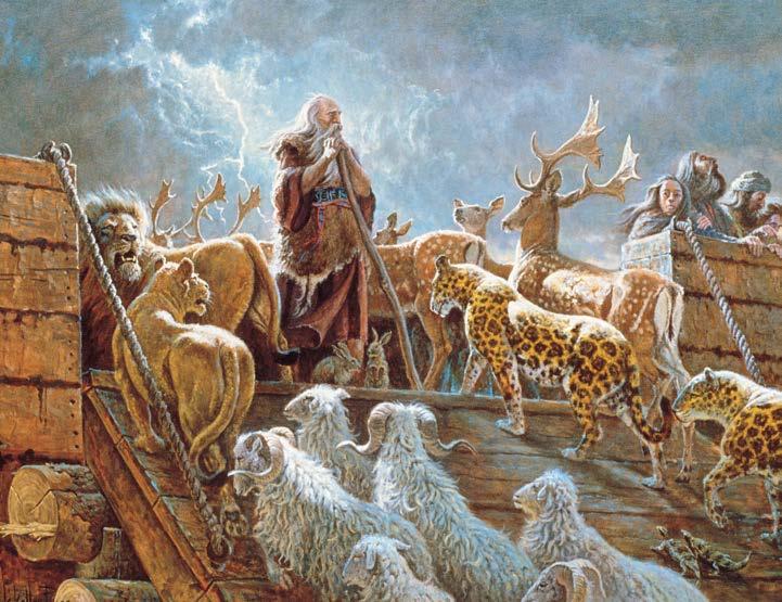 Moses 8 The World Was Filled with Wickedness Moses 8:1 11. Noah Many generations of prophets foresaw Noah as the prophet in the days of the cleansing of the earth by flood (see Moses 8:2, 9).