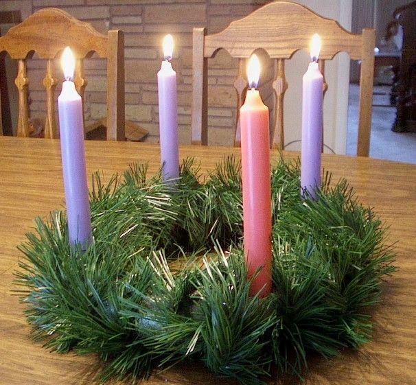 Advent Wreath Relatively new liturgical practice- Which started as a home
