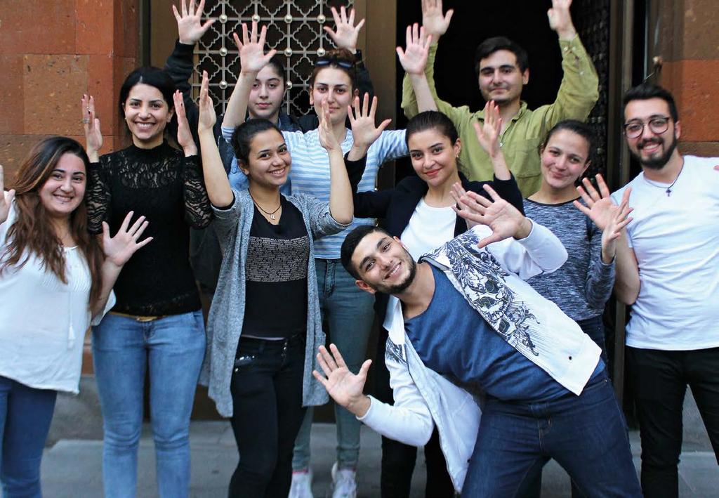 Reaching People with Visual Disabilities CASE STUDY: ARMENIA In 2017 these enthusiastic young Deaf people in Armenia helped to make the very first Scripture available in Armenian Sign Language: a DVD