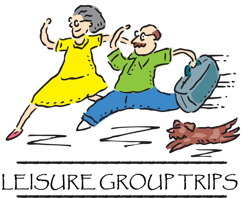 Future Leisure Group trips include: May 17 -- Occoquan - riding tour, lunch, boat ride, and time for shopping. October 5 & 6 -- Overnight trip to Lancaster, Pa.