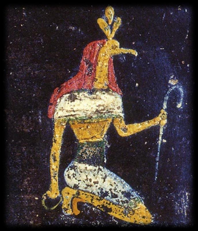 Fig. 1. Thoth, depicted as an ibis bird. Again, here we have the Bird Tribe.
